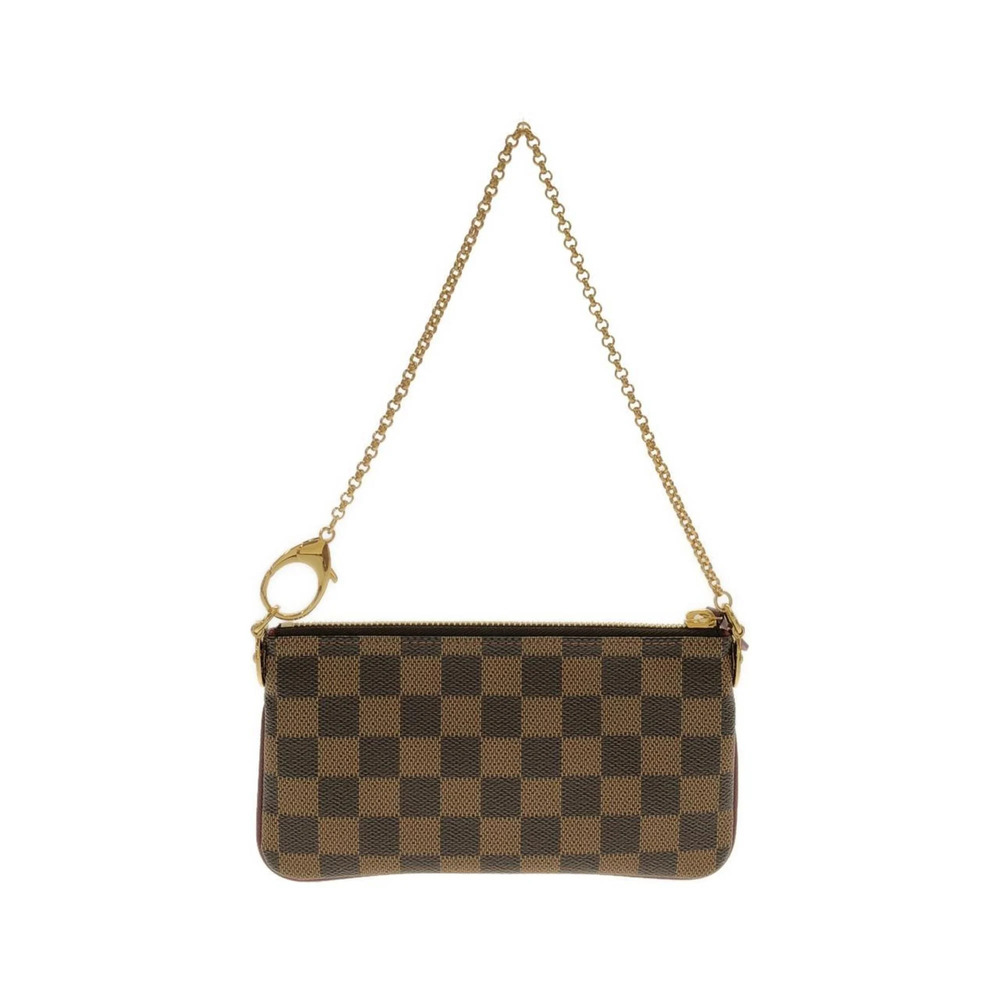 LOUIS VUITTON Authentic Brown Damier Pochette Pouch - Picture 2 of 8